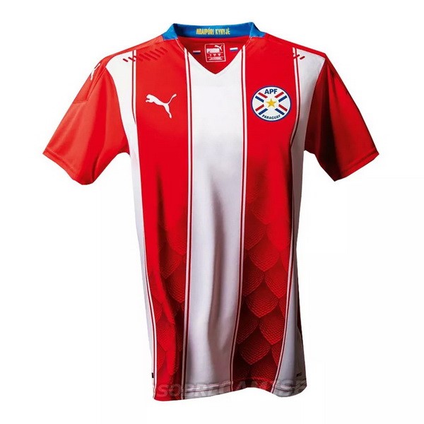 Camiseta Paraguay 1ª Kit 2020 Rojo